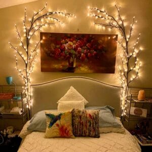 Oirfaxs Enchanted Willow Vine Light, Christmas Decorations Flexible DIY Vines for Room Decor,