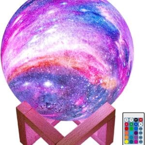 Moon Lamp Galaxy Lamp 5.9 inch 16 Colors LED 3D Moon Light