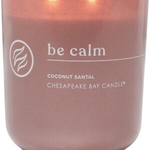 Chesapeake Bay Candle Intentions Collection Candle, Be Calm Relax and let go (Coconut Santal), 13 oz,