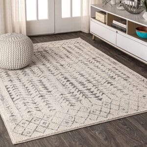 JONATHAN Y MOH210A-3 Ziri Moroccan Geometric Indoor Area-Rug  3 X 5,