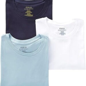POLO RALPH LAUREN 3-Pack Big Crew Undershirts