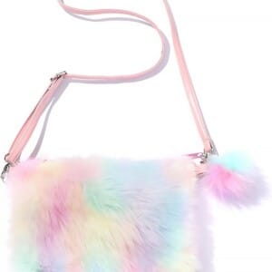 Purse Fluffy Fuzzy Shoulder Handbag