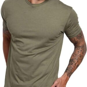 INTO THE AM Mens T Shirt – Short Sleeve Crew Neck Soft Fitted Tees S – 4XL Fresh Classic Tshirts