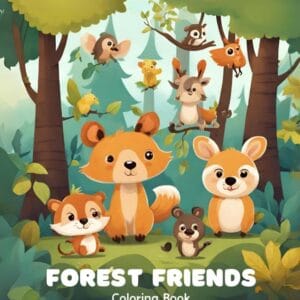 Forest Friends Coloring Book