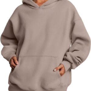 Trendy Queen Womens Oversized Hoodies Fleece Sweatshirts Long Sleeve Sweaters Pullover Fall Clothes with Pocket