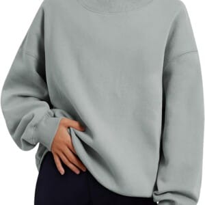 Trendy Queen Womens Oversized Sweatshirts Turtleneck Pullover Long Sleeve Hoodies Tops Fall Outfits 2023 Clothes
