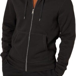Amazon Essentials Men’s Full-Zip Hooded Fleece Sweatshirt (Available in Big & Tall)
