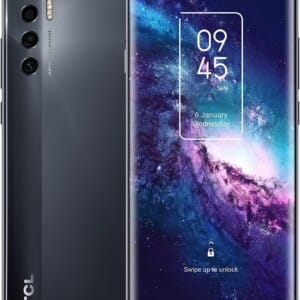 TCL 20 Pro 5G Unlocked Smartphone with 6.67 inch AMOLED FHD+ Display, 48MP OIS Quad Camera, 6GB+256GB, 4500mAh Battery, US 5G Verizon Cellphone, Moondust Gray, Does not Support Sprint/AT&T 5G