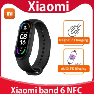 Xiaomi Mi Band 6 NFC Smart Bracelet 5 Color AMOLED Screen Miband 6 Blood Oxygen Fitness Traker Bluetooth Waterproof Smart Band