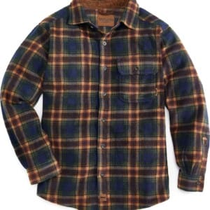 Venado Mens Plaid Shirts for Men – Heavyweight Buffalo Plaid Fleece Shirt – Soft
