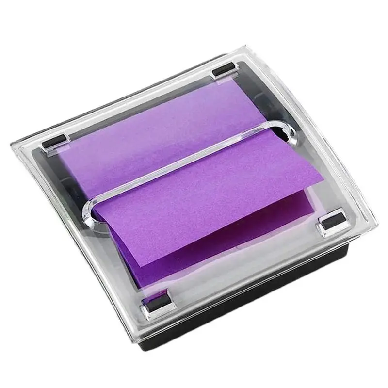 Pop Up Note Dispenser Clear Acrylic Sticky Notes Organizer Note Holder Sticky Notes Organizer For Desk Supplies Classroom Home
