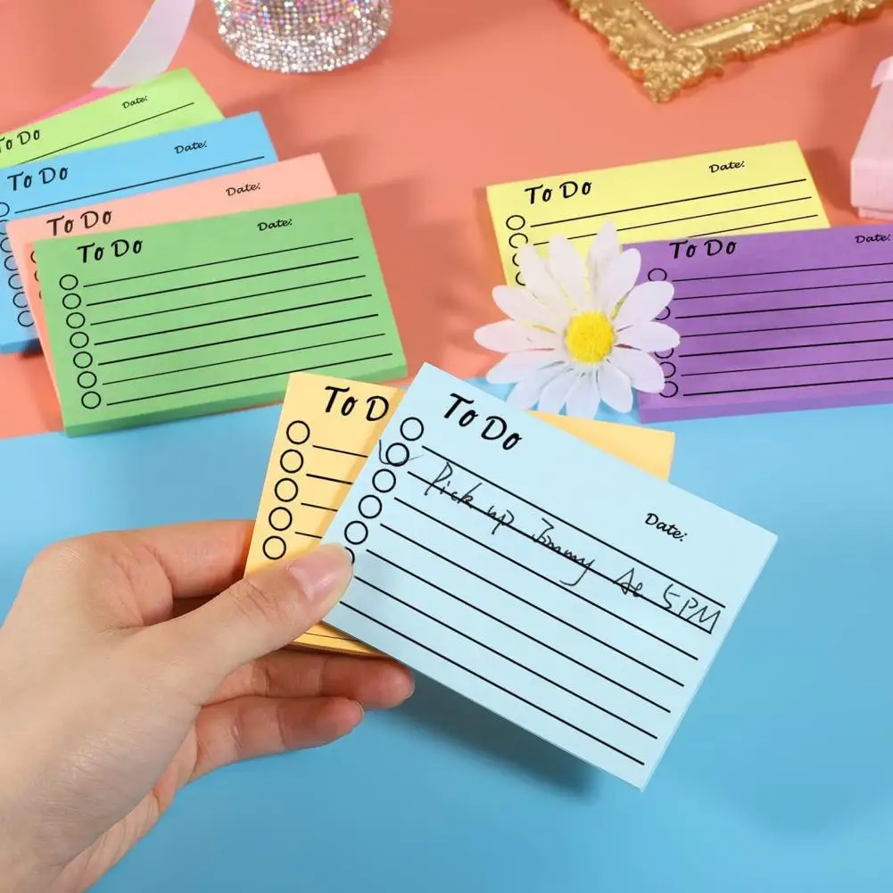 Strong Adhesive Sticky Notes Colorful Sticky Notes Colorful Organization 9pcs Super Sticky Planning for Durable for Office