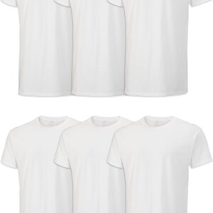 Fruit of the Loom Men’s Eversoft Cotton Stay Tucked Crew T-Shirt