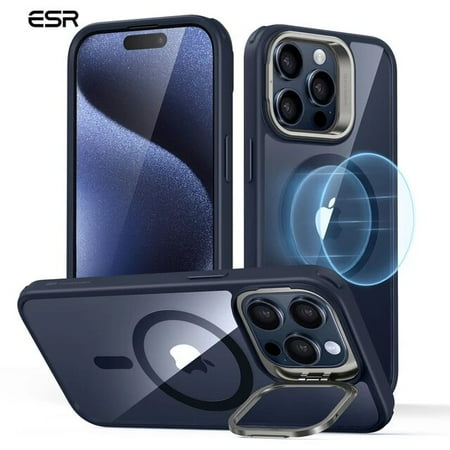 ESR for iPhone 15 Magsafe Case for iPhone 15 Pro Max Classic Hybrid Case With Camera Kickstand for iPhone 15 Pro MagSafe Cover SH
