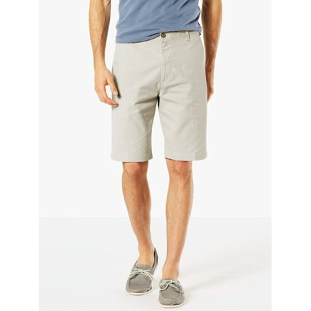 Dockers Men's The Perfect Short Classic Fit Flat Front Short - Porcelain Khaki, Porcelain Khaki, 44