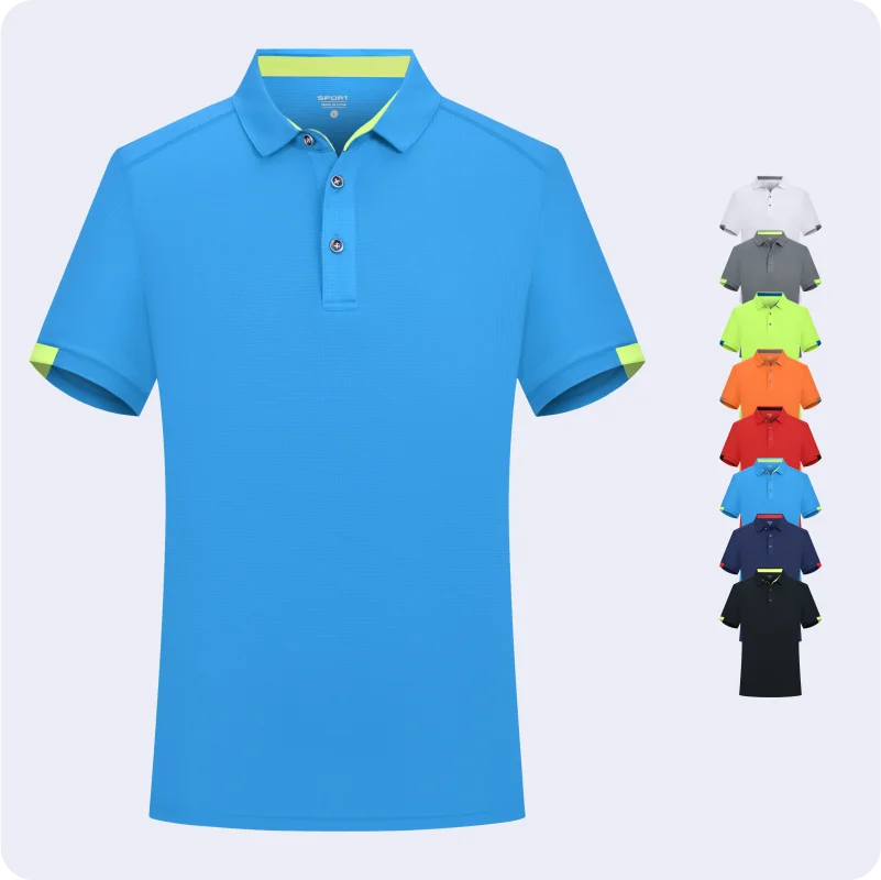 Mens Polo Shirts Short Sleeve Sport Golf Tennis T Shirt Quick Dry Athletic Workout Polo Shirts