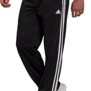 adidas Men’s Essentials Warm-Up Open Hem 3-Stripes Tracksuit Pants