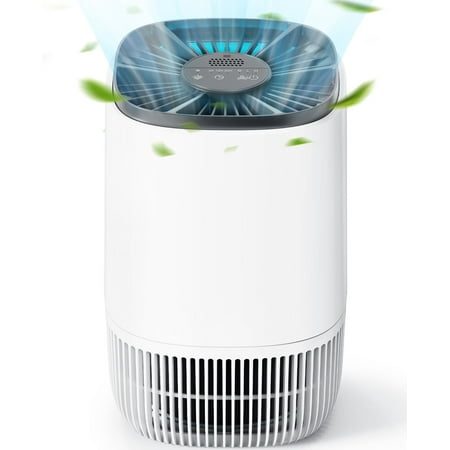 ALROCKET Air Purifiers for Home, HEPA Air Cleaner For Smoke Pollen Pet Dander Hair Portable Air Purifiers For Bedroom Office Living Room