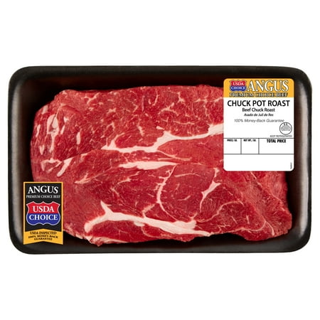 Chuck Roast, Choice Angus Beef, Tray, Fresh, 2.00 - 2.65 lb