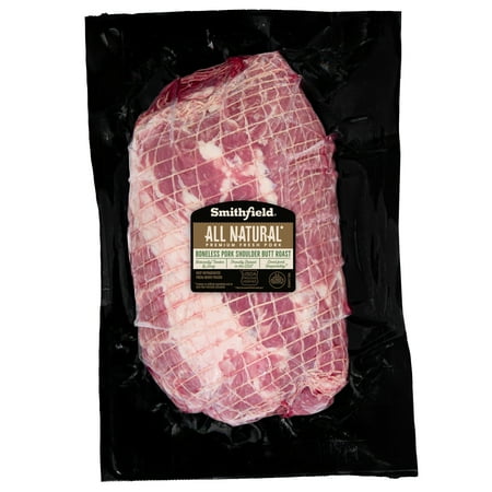 Smithfield All Natural Boneless Pork Shoulder Butt Roast, 2.4 - 5.0 lb