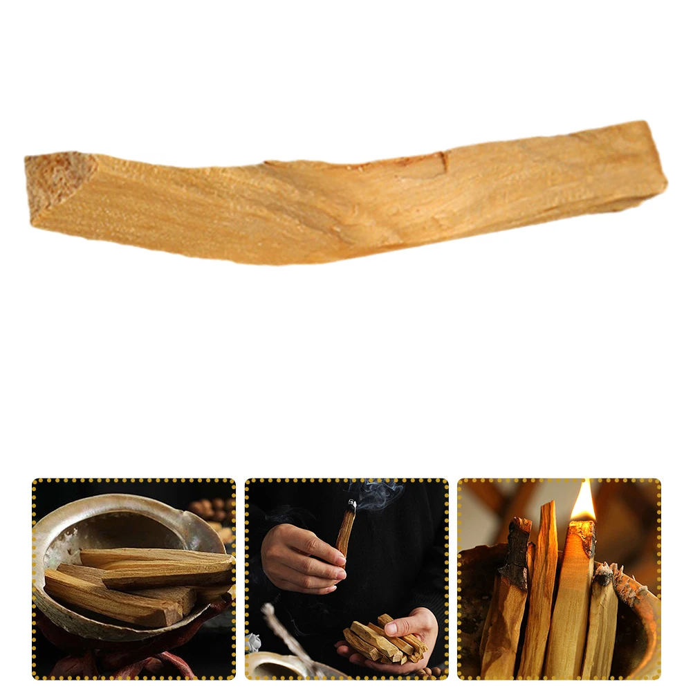 10pcs Strips Natural Aromatherapy Pine Scented Smudge Sticks Wood Incense Fragrance Purifying Air Bedroom Office Room
