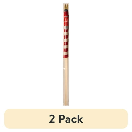 (2 pack) American Printed Polycotton Stick Flag, 12" x 18" by Betsy Flags, 2-Pack