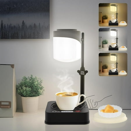 3 in 1 Candle Warmer Lamp with Timer Function for Living Room, Desk, Black