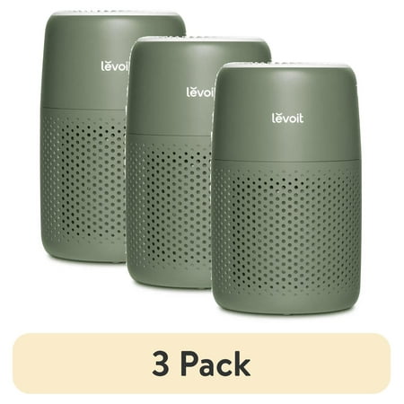 (3 pack) Levoit Desktop Air Purifier with Aroma for Bedroom & Office (178 Sq. ft), Core Mini, Green