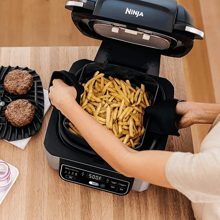 5-in-1 Indoor Electric Grill with Air Fry
