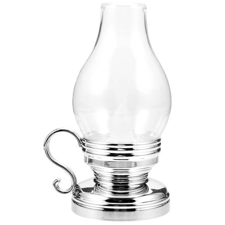 ELAYARD Candle Lamp Silver Electronic Components 1Pcs 5.5x3.1x2.6in Home Decoration