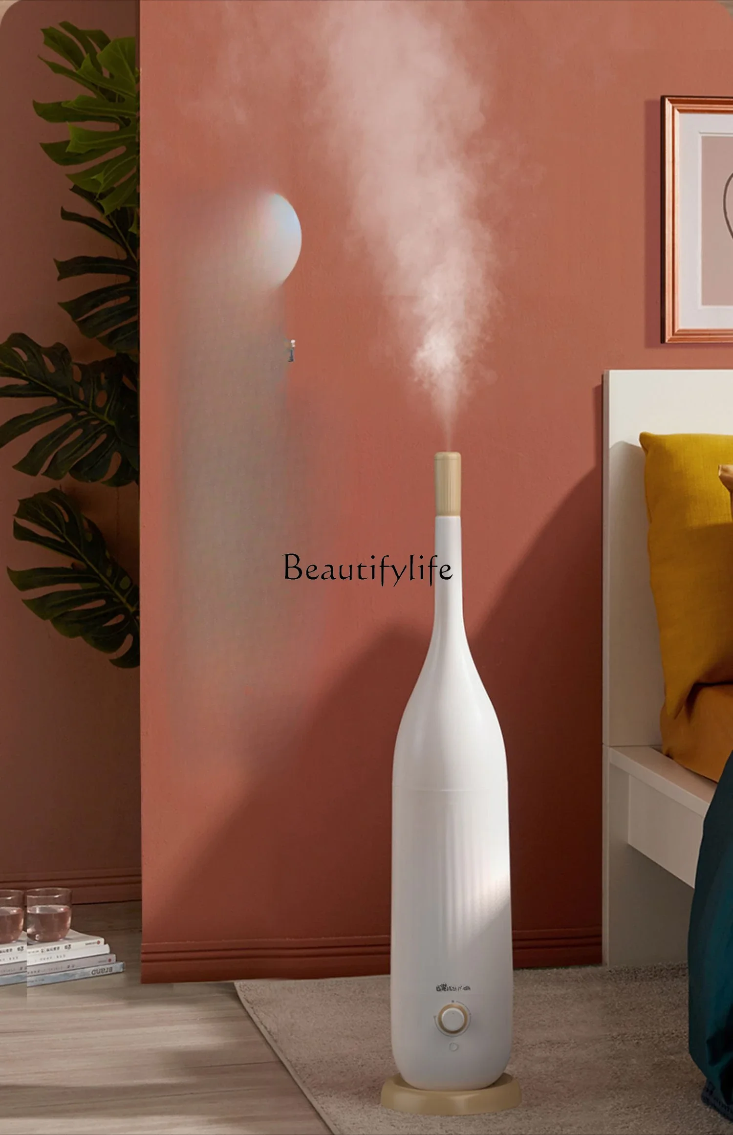 Floor-to-ceiling humidifier, small household silent, large fog volume in the bedroom to purify the air