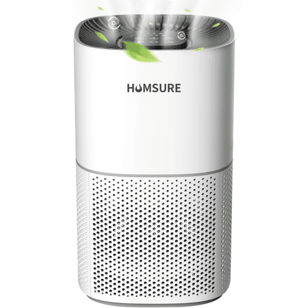 HUMSURE Air Purifiers for Home up to 1500 Sq.ft, Large Air Purifier for Bedroom with HEPA 13 Filter, Remove 99.97%, White, HKJ-200A