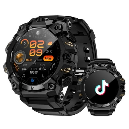 LOKMAT Appllp 2 Pro 4G Android Smart Watch Phone, RAM 4GB, ROM 64GB Standalone SIM Card Calling with GPS Wifi HD Dual Camera BT Rugged Sports Smart Fitness Tracker