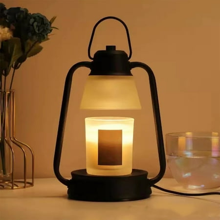 LongLiYi Candle Warmer Lamp with Timer Dimmer,Tabletop Vintage Table Lamps,Mothers Day Gifts,Electric Wax Warmer Vintage Home Decor for Scented Candles