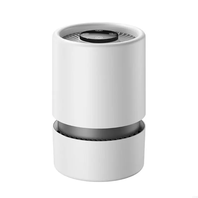 U0DE Air Purifiers for Room Bedroom Office Repeated Use Desktop Small Portable Negative Ion Air Purifiers Filters Smokes