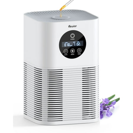 HEPA Air Purifier for Home Large Room up to 600 Sq.ft, H13 True HEPA Filter Air Cleaner for Pet Hair, Allergies, 99.97% Smokers, Odors, Dust, Pollen, Odor Eliminators for Bedroom