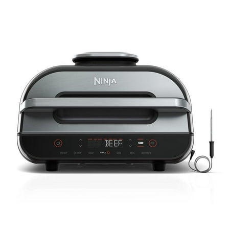 Ninja Foodi Smart XL 6-in-1 Indoor Grill with 4-qt Air Fryer, Roast, Bake, Broil, u0026 Dehydrate
