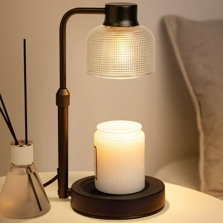 Nurforta Candle Warmer Lamp with Timer: Adjustable Height Dimmable Candle Warmer 24-Hour Cycle Timer - Mother's Day Gifts for Mom Home Decor House Warming Gifts New Home