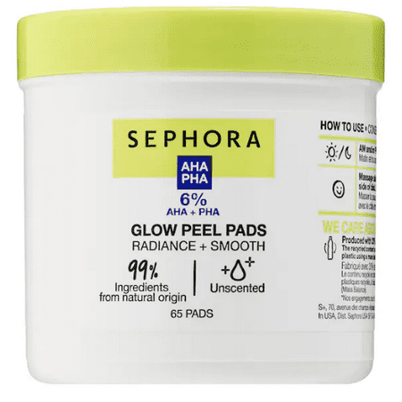 Sephora Collection Glow Peel Pads with AHA + PHA 65 PADS