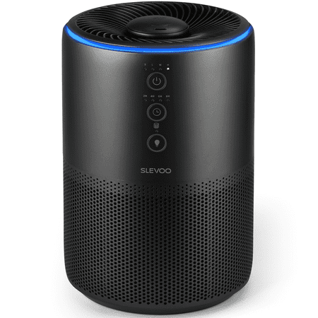 Slevoo Air Purifiers for Bedroom Pets in Home, BS-03 Pro Max, Iron Gray