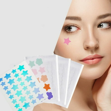 Starry Night Pimple Patches Acne Patches Set ,20 + 28 Patches Cute Glittering Stars for Spotless Skin