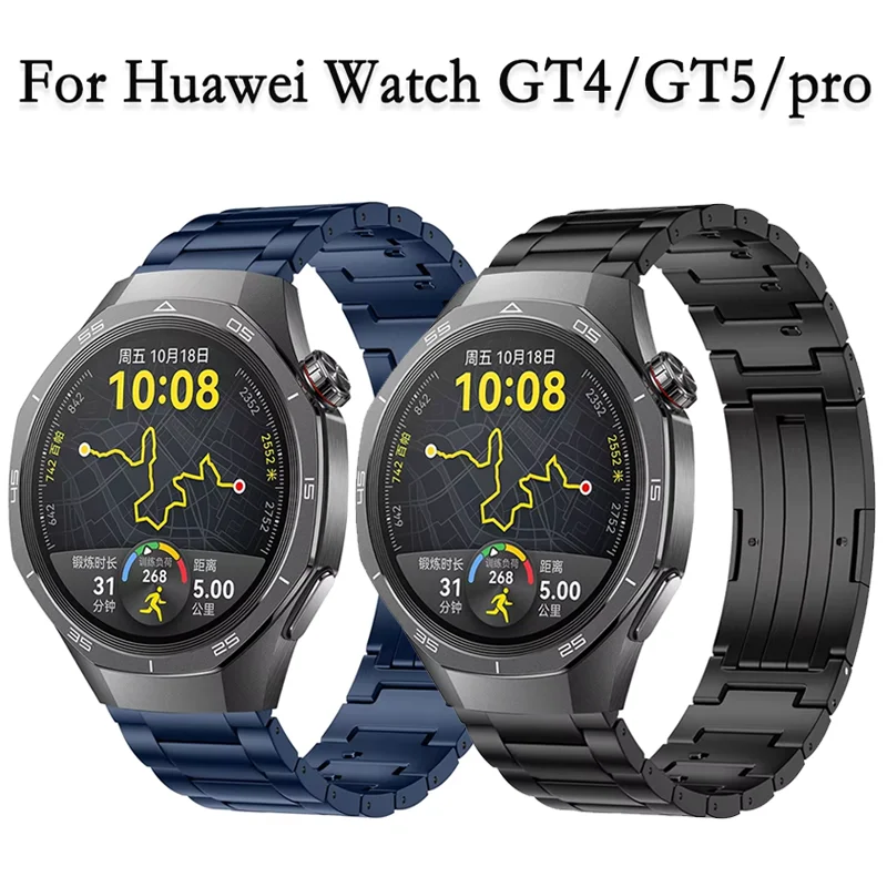 20mm 22mm Titanium Strap for Huawei Watch GT5 Pro 46mm Quick Release Comfortable Bracelet for Huawei Watch 5 4 Pro/GT5/GT4 46mm