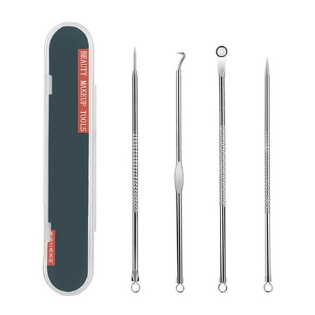 Boxed No. 2 Acne Needle Set 4-Piece Acne Needle Set Facial Beauty Acne Removal Beauty Makeup Tool Blackhead Acne Needle