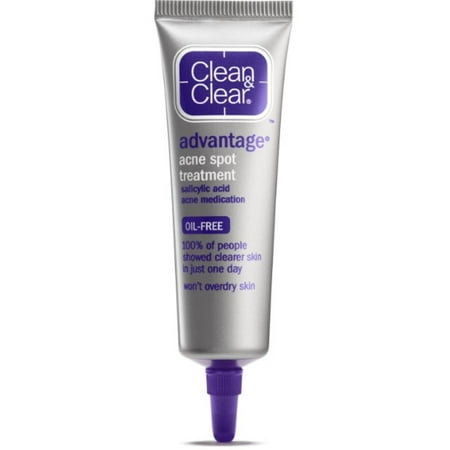 CLEAN & CLEAR ADVANTAGE Acne Spot Treatment Oil-Free 0.75 oz (Pack of 4)