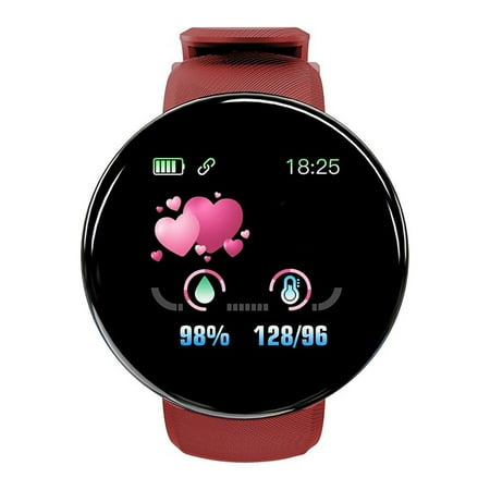 D18S BT4.0 Smart Watch Sleep Fitness Watch, 1.44 Inch Upgraded Screen Kids Girl Watch Bedroom Stuff for Girls Ages 9 Smart Watch for Android Phones for Kids Womens Digital Watch Watch 3 Boys Size 5