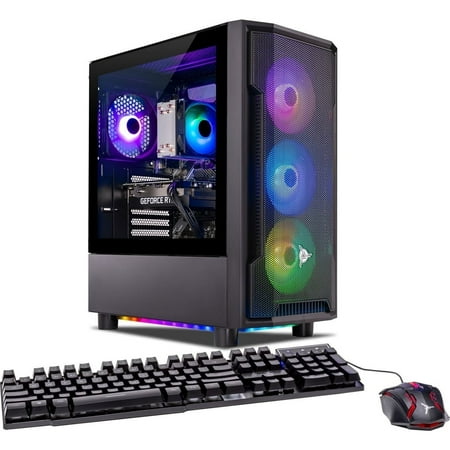 Skytech Shadow Gaming PC Desktop AMD Ryzen 7 5700 NVIDIA GeForce RTX 5060 1TB NVMe SSD 32GB DDR4 SDRAM Windows 11