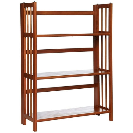 Yu Shan CO USA Ltd 330-25 3 Tier Folding Bookcase Honey Oak