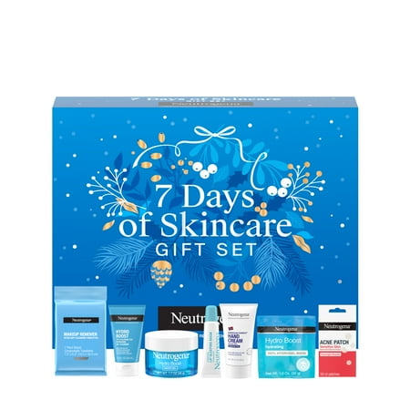 Neutrogena 7 Days of Skincare Set, Beauty Essentials Kit, $56.00 Value, 7 Items