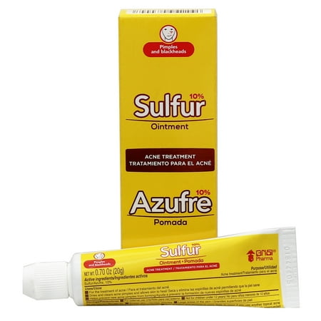 Grisi Sulfur Acne Treatment Ointment, Effective for Skin Conditions 0.7 oz Tube