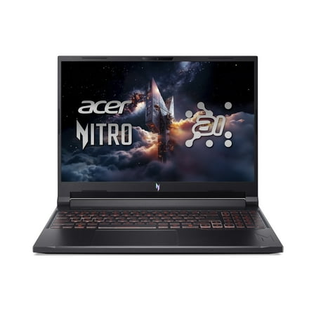 Acer Nitro V 16 AI 16” WUXGA IPS 180Hz Gaming Copilot+ PC Laptop, AMD Ryzen AI 7 350 Processor, NVIDIA GeForce RTX 5060 with 8GB GDDR7 VRAM, 16GB RAM, 1TB PCIe Gen 4 SSD, Shale Black